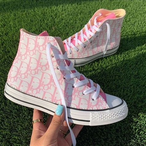 dior pink.shoes|pink Dior sneakers converse.